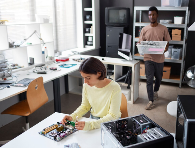 ESD Workbench in Electronics Lab