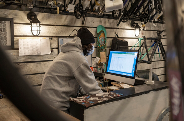 Engineers precision workbench setup