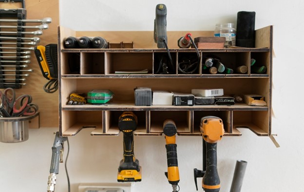Integrated storage for tools and consumables