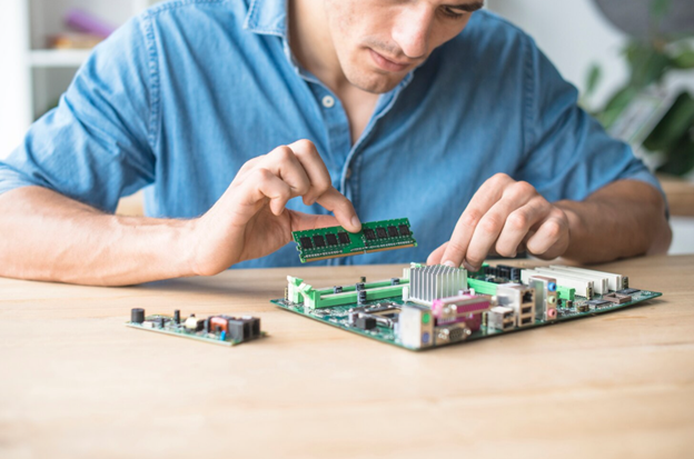 PCB repair bench setup